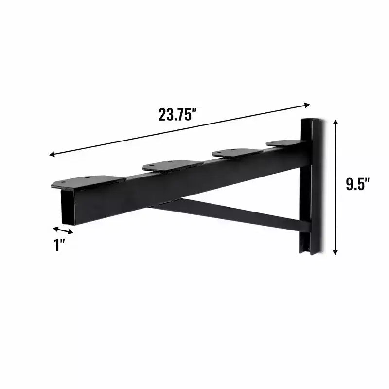 Supports d'étagère murale DIY 60 cm x 240 cm | Étagère murale robuste pour garage