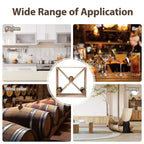 Range-bouteilles modulaire empilable 24 bouteilles, support à vin en bois autonome, étagère de rangement pour bar, cave, cuisine