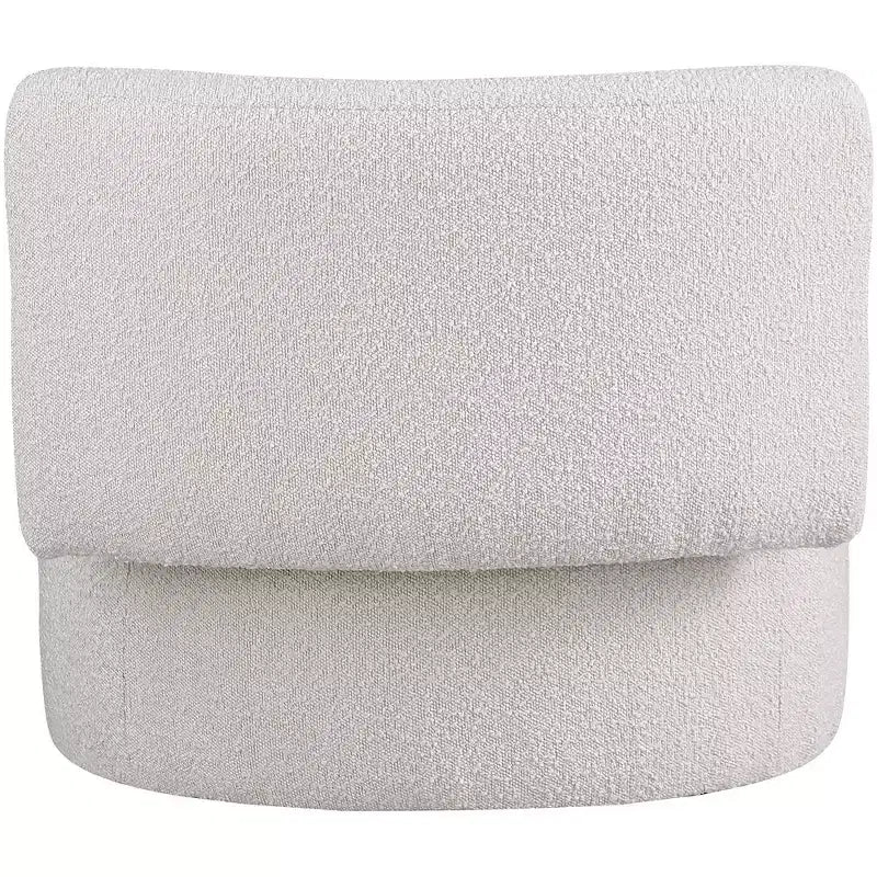 Fauteuil d'appoint en tissu bouclé