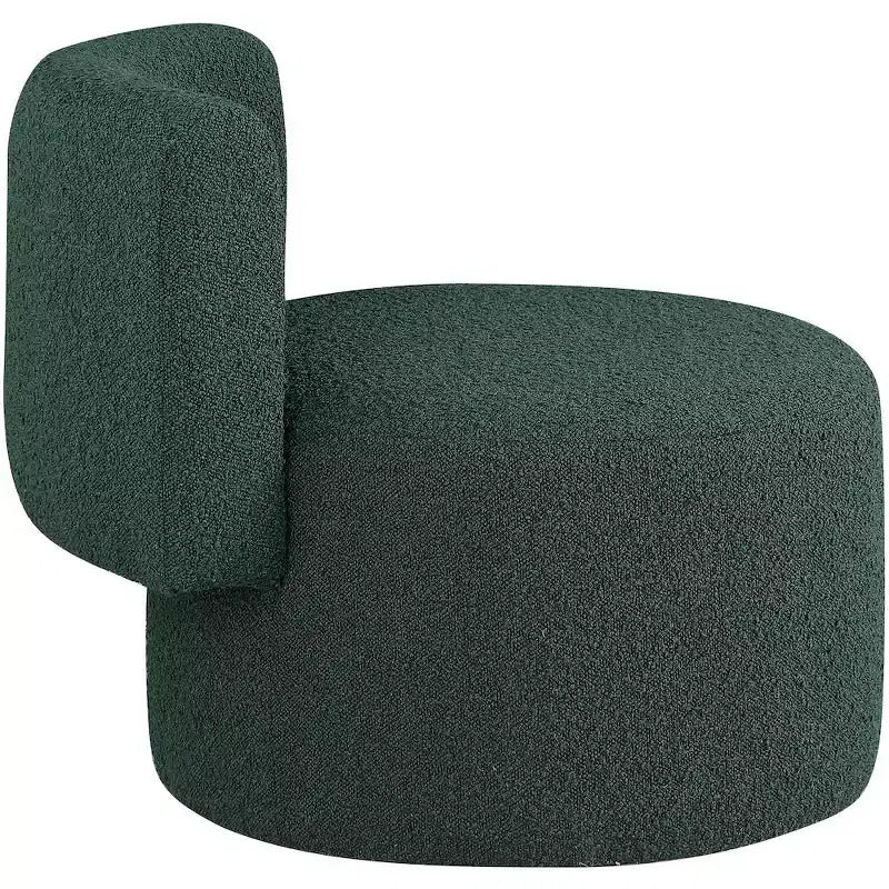 Fauteuil d'appoint en tissu bouclé