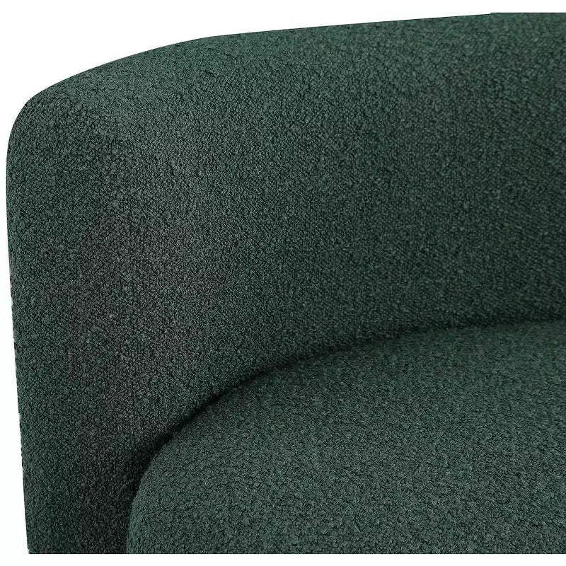 Fauteuil d'appoint en tissu bouclé