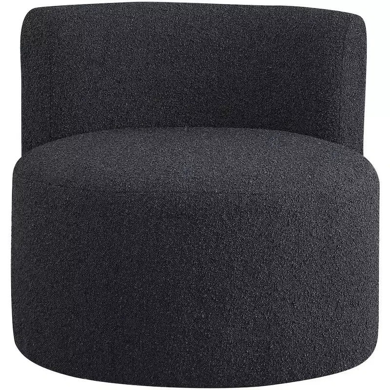 Fauteuil d'appoint en tissu bouclé