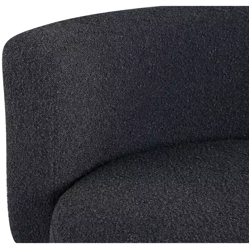 Fauteuil d'appoint en tissu bouclé