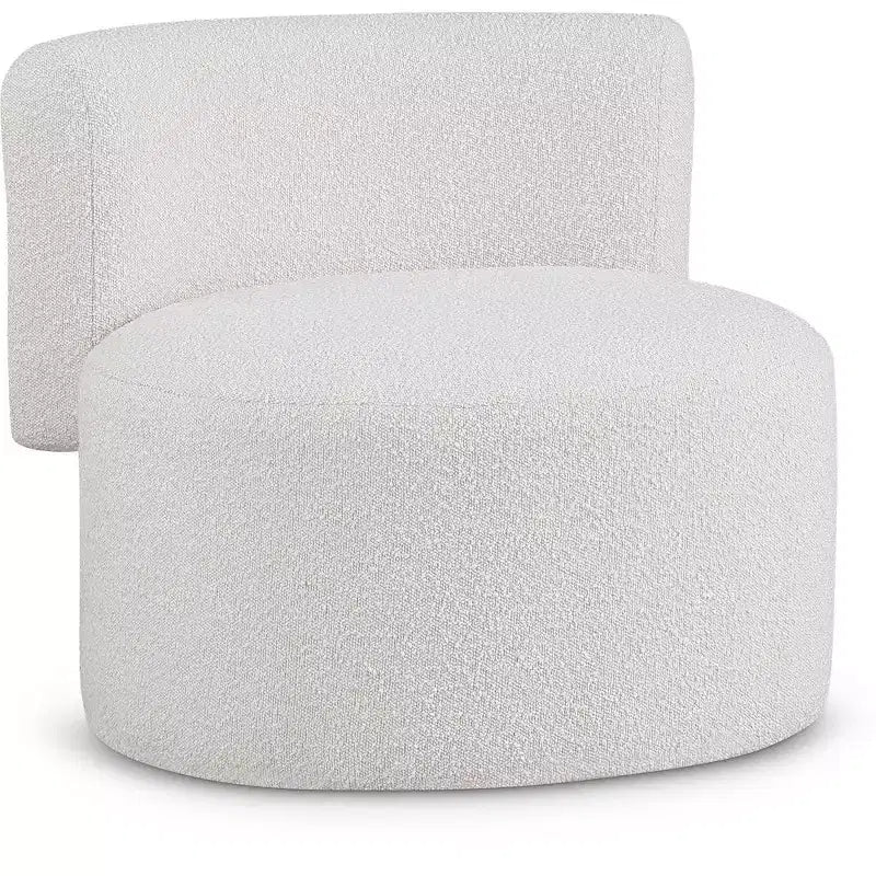 Fauteuil d'appoint en tissu bouclé