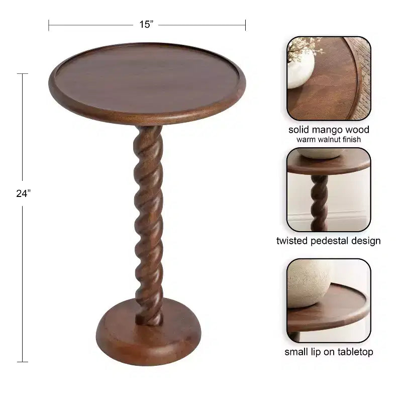 Table d'appoint ronde