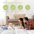 Parc pour bébé avec tapis 150 x 150 cm, Centre d'activités intérieur et extérieur, Clôture de sécurité pour bébé