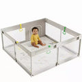 Parc pour bébé avec tapis 150 x 150 cm, Centre d'activités intérieur et extérieur, Clôture de sécurité pour bébé