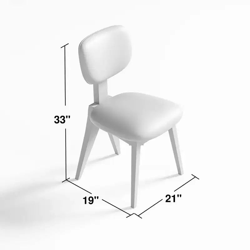 Chaises de salle à manger avec pieds en bois naturel pour espace repas à domicile