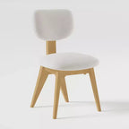 Chaises de salle à manger avec pieds en bois naturel pour espace repas à domicile