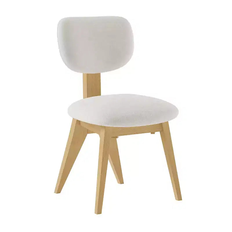 Chaises de salle à manger avec pieds en bois naturel pour espace repas à domicile