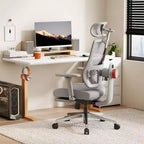 Chaise de bureau avec repose-pieds et accoudoirs 4D