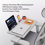 Chaise de bureau avec repose-pieds et accoudoirs 4D