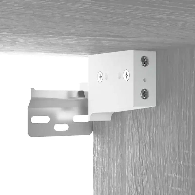 Meuble de salle de bain gris Sonoma en bois d'ingénierie 32x20x67 cm