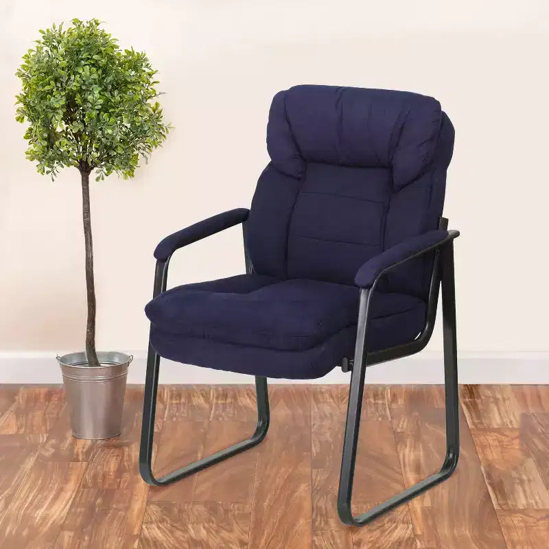 Fauteuil de réception exécutif avec support lombaire et piètement luge