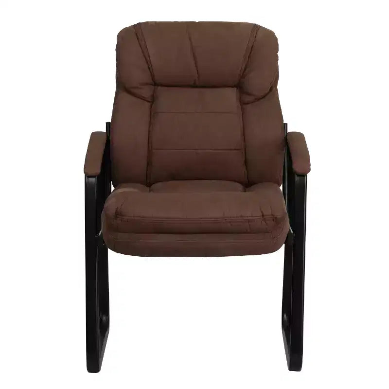 Fauteuil de réception exécutif avec support lombaire et piètement luge