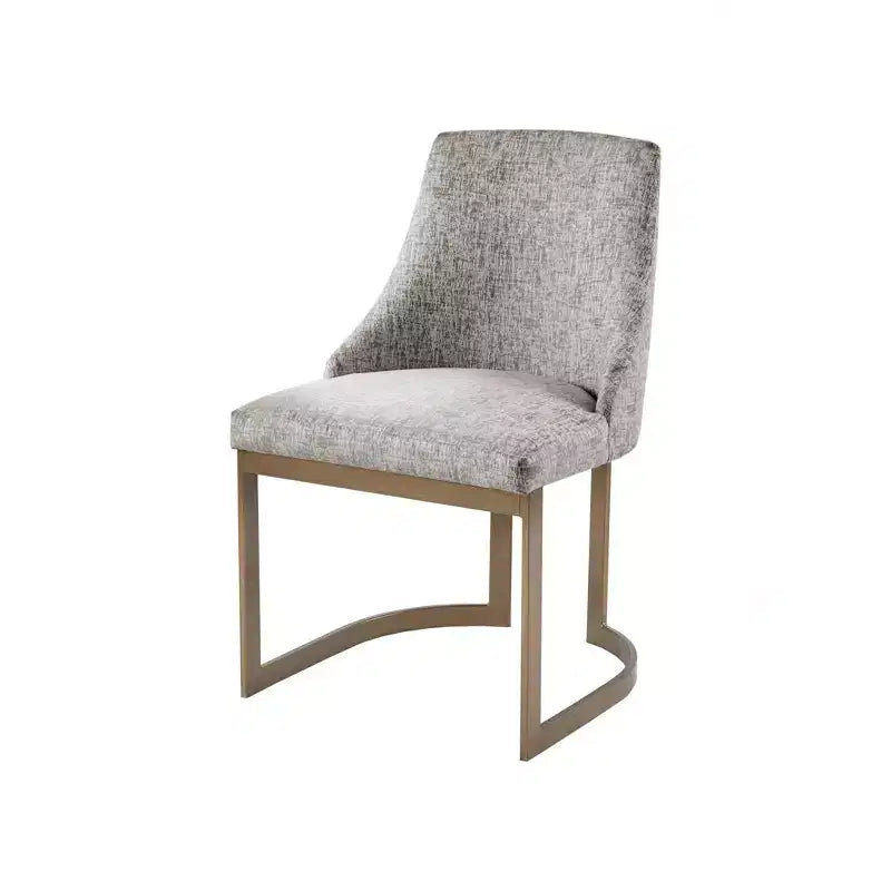Chaises de salle à manger avec assise rembourrée et cadre en métal