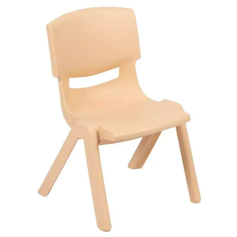 Ensemble table d'activités ronde en plastique réglable en hauteur de 33 po avec 4 chaises