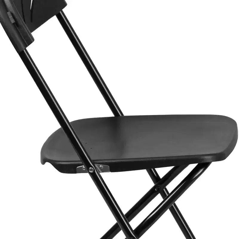 Chaise pliante en plastique à dossier éventail pour mariage, fête, événement, maison, bureau