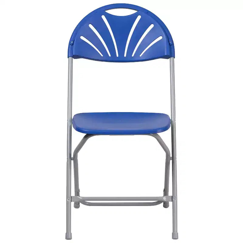 Chaise pliante en plastique à dossier éventail pour mariage, fête, événement, maison, bureau