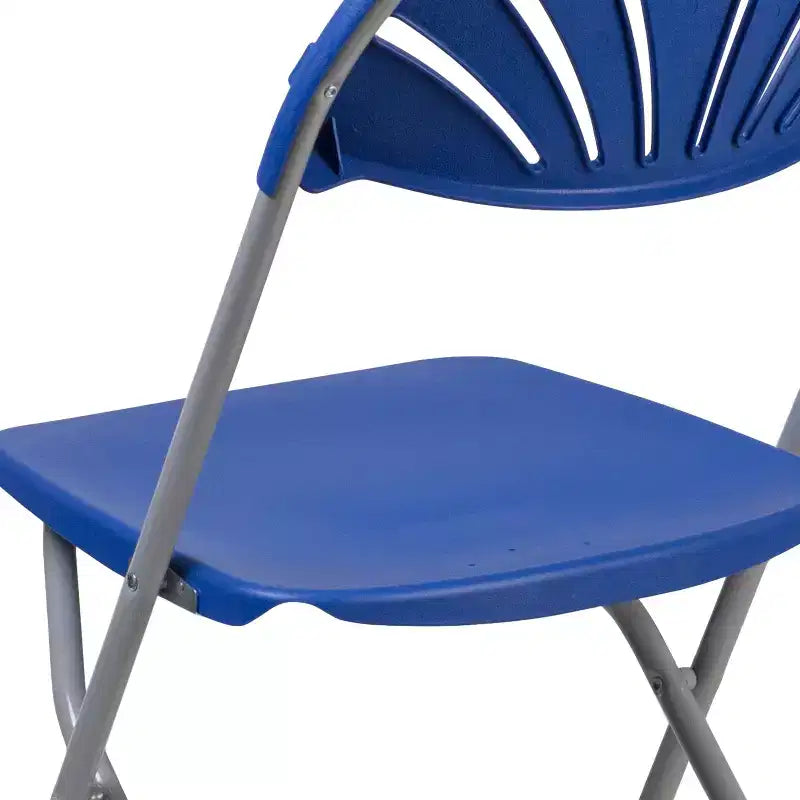 Chaise pliante en plastique à dossier éventail pour mariage, fête, événement, maison, bureau