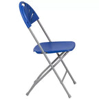 Chaise pliante en plastique à dossier éventail pour mariage, fête, événement, maison, bureau