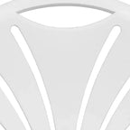 Chaise pliante en plastique à dossier éventail pour mariage, fête, événement, maison, bureau