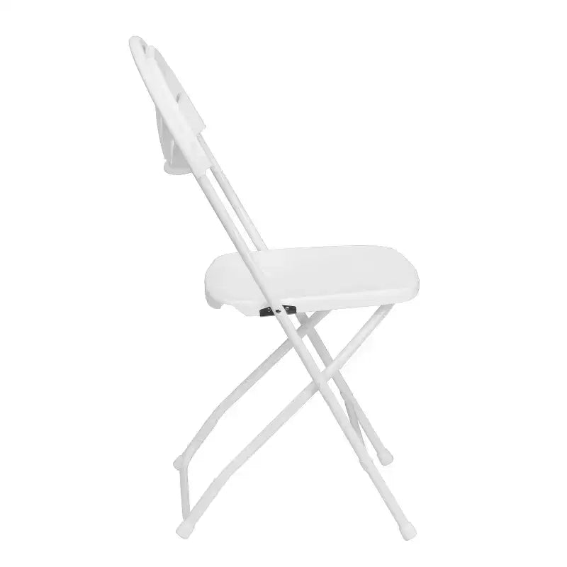 Chaise pliante en plastique à dossier éventail pour mariage, fête, événement, maison, bureau