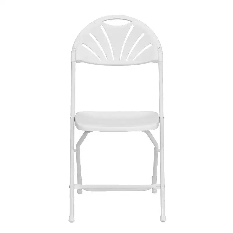 Chaise pliante en plastique à dossier éventail pour mariage, fête, événement, maison, bureau